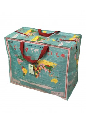 Grand sac de rangement map monde