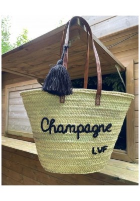 Panier Champagne coloris Noir