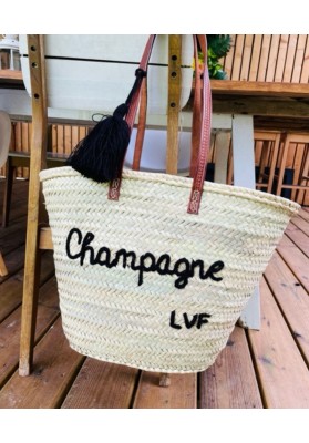 Panier Champagne coloris Noir