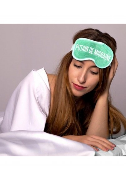 Masque Gel pour les yeux P***** de migraine Vert
