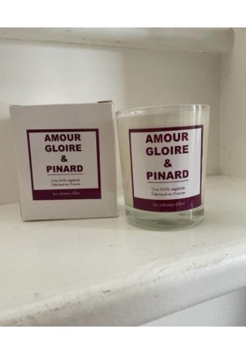 Bougie Amour, gloire et pinard