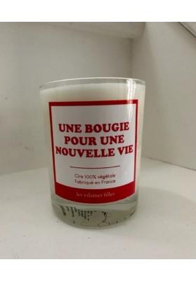 Bougie pour une nouvelle vie