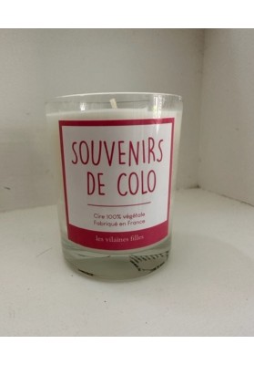 Bougie Souvenirs de colo