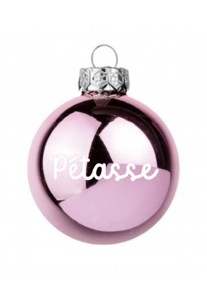 Boule de noël Pétasse Rose Brillante Boule de noël Pétasse Rose Brillante