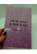 Carnet à paillettes Pour faire semblant de prendre des notes