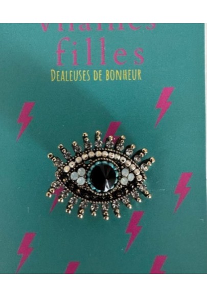 Pin's Bleu strass